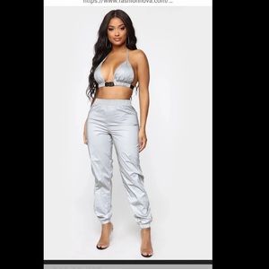 Fashion nova reflective set